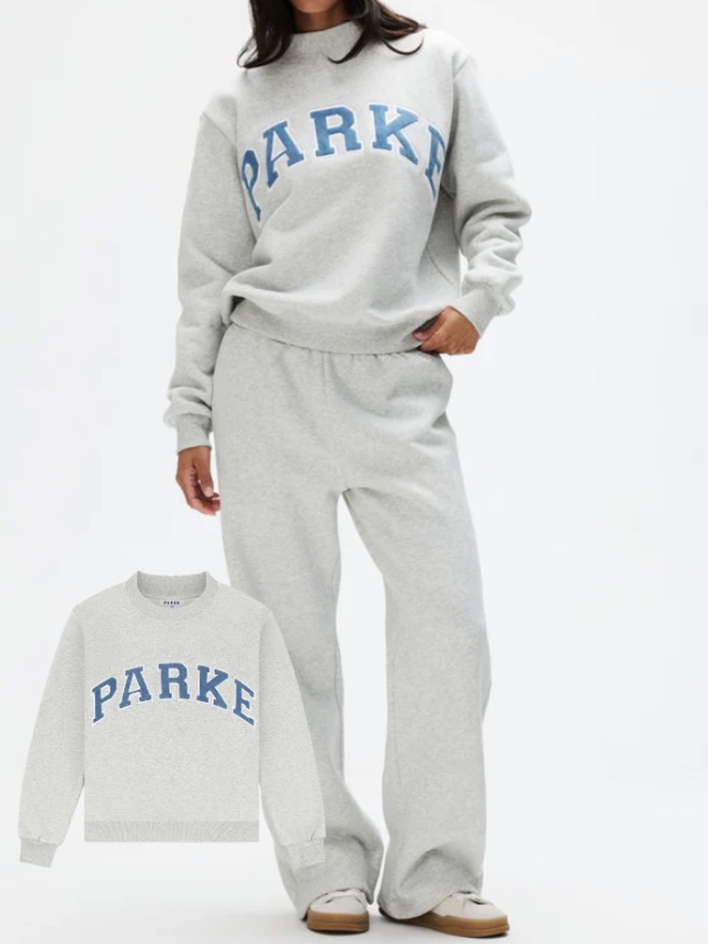 Parke Vintage Denim Varsity Mockneck